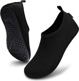 img 3 attached to VIFUUR Barefoot Water Shoes Quick-Dry Aqua Yoga Socks Slip-on for Men and Women