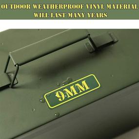 img 2 attached to 💥 Набор виниловых наклеек на боеприпасы Aolamegs Ammo Can - Обозначьте свои патроны со стилем! (20 шт/калибр .223)