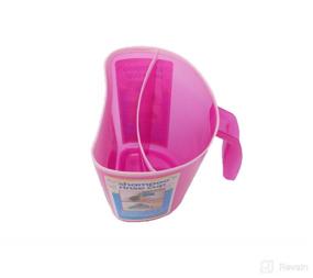 img 2 attached to 🛁 Kids' Shampoo Rinse Cup - Baby Bath Pail with Tear-Free Baby Rinser Pail - Available in Three Vibrant Colors