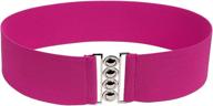 modeway elastic stretch fashion waistband women's accessories - belts logo