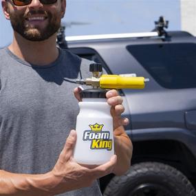 img 3 attached to 🧼 High-performance Foam King Foam Cannon Sprayer - Wide Mouth Design - Premium Car Wash Cleaning for Gas & Electric Pressure Washers