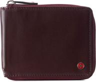 alpine swiss zipper bifold collection men's accessories : wallets, card cases & money organizers logo