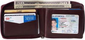 img 3 attached to Alpine Swiss Zipper Bifold Collection Men's Accessories : Wallets, Card Cases & Money Organizers