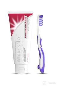 img 2 attached to White Glo Professional Toothpaste Toothbrush