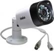 ansice cctv camera(white) day night infrared wide angle 2.8mm 1000tvl cmos with ir-cut bullet security camera cctv home surveillance outdoor 24 leds logo