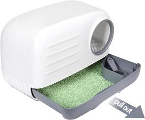 img 3 attached to 🐱 Petament Cat Litter Box: Odor-Free, Leak-Proof Enclosure, Hassle-Free Maintenance, Stylish Furniture Design