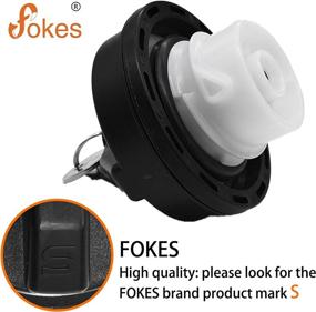 img 2 attached to 🔒 Fokes Locking Gas Cap: Secure Your Fuel with Dodge Jeep Ram Compatible Lock Fuel Cap - Challenger Grand Caravan Ram 1500, Cherokee Wrangler TJ LJ JK JKU JL JLU JT, # 05278655AB, 5278655AB