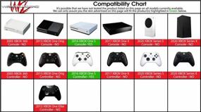 img 1 attached to WraptorSkinz Decal Skin Wrap Set Works With 2016 And Newer XBOX One S Console And 2 Controllers Smooth Fades Red Black