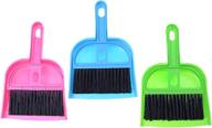 🖥️ mini cleaning brush and dustpan set for computer keyboard, desktop, car table - 37yimu, set of 3 logo