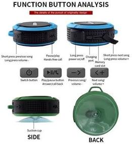 img 1 attached to C6 Wireless Speaker Waterproof Bluetooth