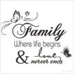family begins decors stickers nursery nursery logo