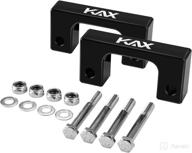 🔧 kax 2" front leveling lift kit: perfect fit for silverado 1500 & sierra suburban yukon tahoe 2007-2019 2wd/4wd - 2" lift kit for 2019-2021 2wd: enhanced suspension performance with front struts spacer llk002 логотип