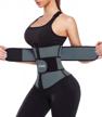 plus size neopren waist trainer for women, workout sauna sweat corset cincher with zipper trimmer belt logo