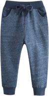 👖 huaer drawstring sweatpants for boys, height 100-110cm (38-42inch), clothing pants logo