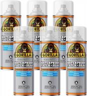 gorilla clear waterproof patch & seal spray 14oz (6 pack) logo