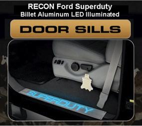 img 3 attached to Recon 264121FD Illuminated Door Sill Kick Plate - Stylish and Functional Enhancement for Your Vehicle