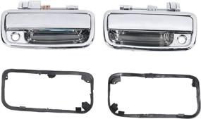 img 4 attached to Chrome Front Left & Right Pair Exterior Door Handles for Toyota Tacoma & Hilux (1995-2004), Replaces OEM# 69220-35020 & 69210-35020