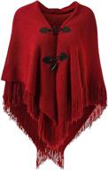 warm and stylish missshorthair winter ponchos: must-have women's accessories for cold seasons! logo