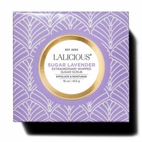 img 3 attached to Luxurious LaLicious Sugar Lavender Whipped Scrub For Ultra-Moisturized, Smooth Skin - With Coconut Oil & Honey - 16Oz.