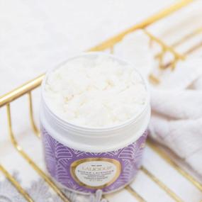 img 1 attached to Luxurious LaLicious Sugar Lavender Whipped Scrub For Ultra-Moisturized, Smooth Skin - With Coconut Oil & Honey - 16Oz.