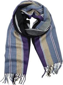 img 2 attached to 🧣 Achillea Classic Cashmere Tartan Checked Scarves & Wraps for Women - Quality Accessories