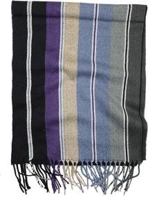 img 1 attached to 🧣 Achillea Classic Cashmere Tartan Checked Scarves & Wraps for Women - Quality Accessories