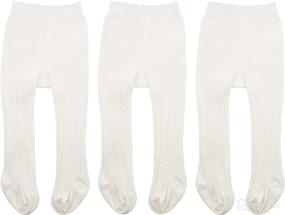 img 4 attached to 👶 Zando Infant Soft Tights: Winter Warmth for Baby Girls in Seamless Leggings