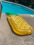 img 1 attached to Jasonwell Giant Pineapple Pool Float: Perfect For Summer Beach Parties! review by Eduardo Long