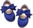 toddler girl mary jane dress shoes - school party flat flower girls shoe logo