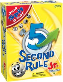 img 4 attached to 5 Second Rule Jr. Board Game - Just Spit It Out! Competitive Family-Friendly Activity For Ages 6+ - 3 Or More Players