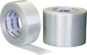 img 1 attached to 3 упаковки STIKK 2 "дюймовая прозрачная обвязочная лента, армированная стекловолокном, для упаковки, укладки на поддоны (1,88 дюйма 48 мм)