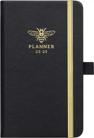 img 4 attached to 2023-2025 Pocket Planner/Calendar - 3 Year Monthly Planner 2023-2025, Jan.2023 - Dec.2025, 6.2" × 4", 3 Year Monthly Planner With 63 Note Page, 2 Bookmarks, Pen Loop, Inner Pocket, Perfect Organizer For Purse - Black Bee