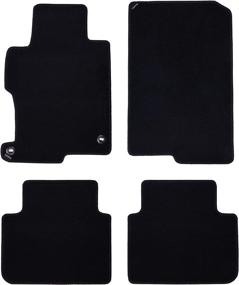 img 3 attached to TPS Tanaka Power Sport 4PCS Custom Premium Nylon Floor Mat for Honda Accord Sedan 2013-2017 | Thick Fiber Carpet Mat with No Skid Rubber Backing