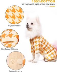 img 2 attached to Topkins Dog Pajamas: Cute Breathable Onesie for Small Dogs - Perfect Pet Pjs for Daily Indoor & Outdoor Comfort