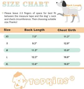 img 3 attached to Topkins Dog Pajamas: Cute Breathable Onesie for Small Dogs - Perfect Pet Pjs for Daily Indoor & Outdoor Comfort