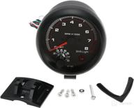 🚗 shkalacar 3.75" car universal tachometer gauge - automotive tachometer kit with white inter shift light up to 8000 rpm логотип