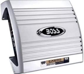 img 1 attached to 🔊 BOSS Audio CX650 Chaos Exxtreme Power Amplifier: 1000W, 4-Channel Mosfet Sound System