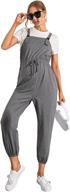 makemechic maternity sleeveless drawstring jumpsuits women's clothing ~ jumpsuits, rompers & overalls logo