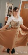 img 1 attached to Timeless Vintage Style: Belle Poque Women'S High Waist Midi Skirt With Pockets & Belt review by Kathleen Brooks