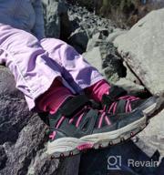 img 1 attached to Brooman Waterproof Fuchsia Boys' Shoes: Perfect for Outdoor Adventure! review by Homer Reed