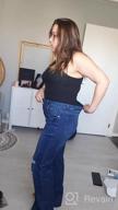 img 1 attached to Distressed Bell Bottom Jeans For Women - LookbookStore'S High-Waisted Ripped Flare Jeans With Wide Leg Pants review by Michelle Green