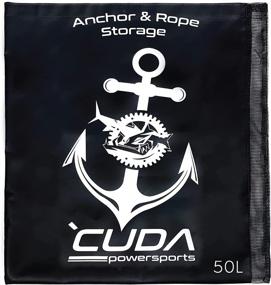 img 4 attached to Premium & Durable 'Cuda Boat Anchor Storage Bag - Versatile Nylon Storage Bags for Boat Accessories & Gear