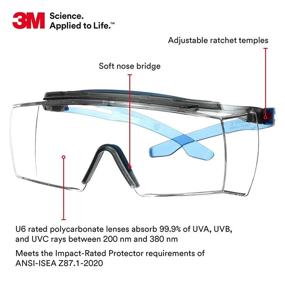 img 3 attached to 👓 Enhanced Safety with 3M SecureFit Scotchgard: Anti-Fog and Anti-Scratch Occupational Health & Safety Products