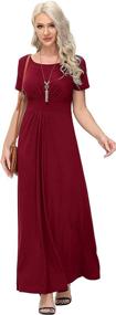 img 3 attached to 👗 Yaohuole Women's Dresses with Length Sleeves - Women's Clothing in Dresses