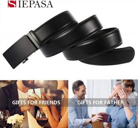 img 3 attached to Siepasa Men'S Genuine Dress Leather Belt, With Automatic Fashion Buckle, In Elegant Gift Box