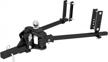 get ultimate towing stability with curt trutrack weight distribution hitch & sway control - up to 10k capacity, 2-inch shank & 2-5/16-inch ball - in sleek black design logo