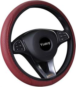 img 4 attached to Yuauy Microfiber Steering Anti Slip Universal