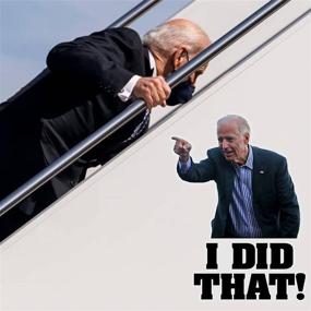 img 1 attached to 🤣 I DID That Biden Stickers: 100Pcs Gas Joe-Biden Funny Decals - All Me That's Right & Left!