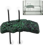 ๐ข hffheer turtle basking platform: floating island for fish tanks, reptiles, and terrapins - suction cup terrapin docking ramp for amphibious animals (large size) logo