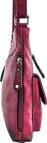 img 2 attached to Purse King Concealed Carry Handbag Women's Handbags & Wallets ~ Shoulder Bags